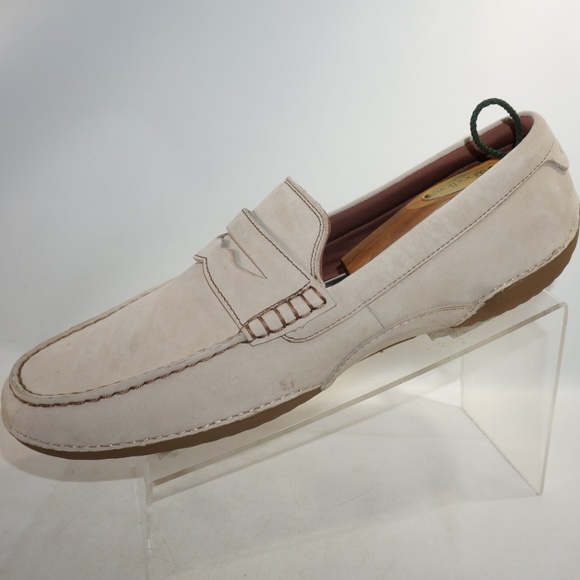 Cole Haan Size 12 White Penny Loafers Mens B6 C9 main image 8